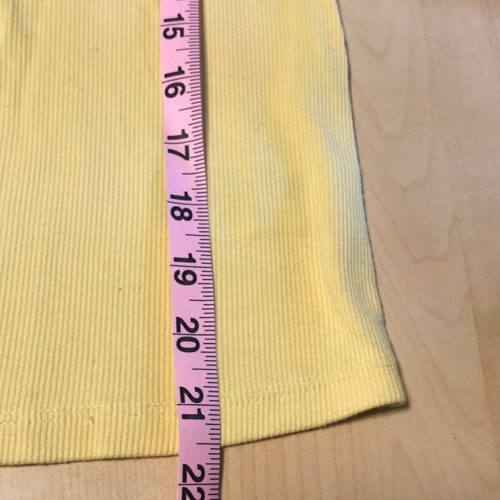 Old Navy Lemon Yellow Ribbed Tank - Picture 8 of 8